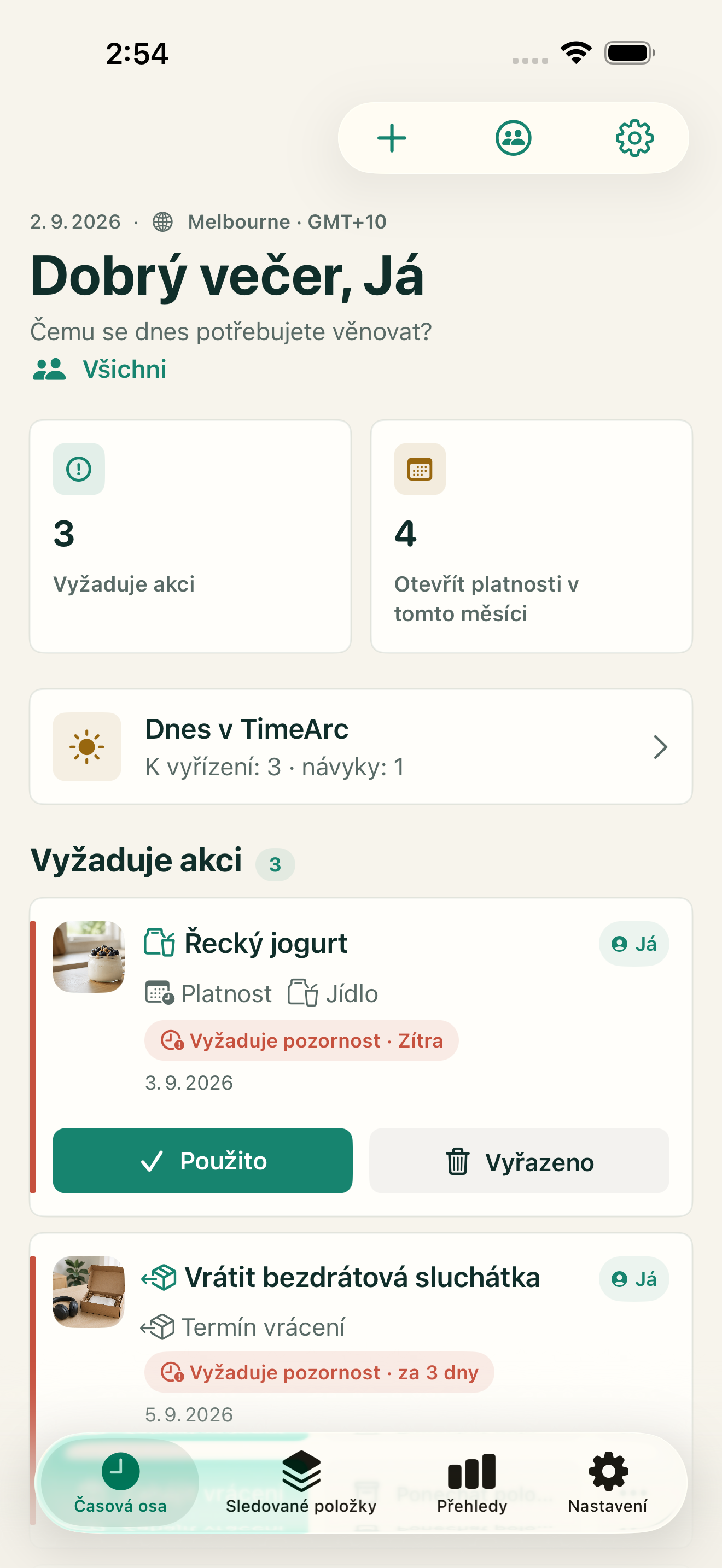 Časová osa