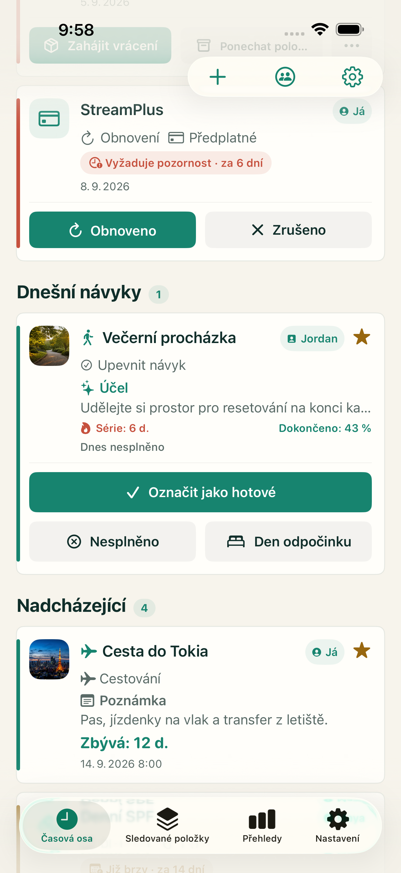 Návyky podle skutečného života