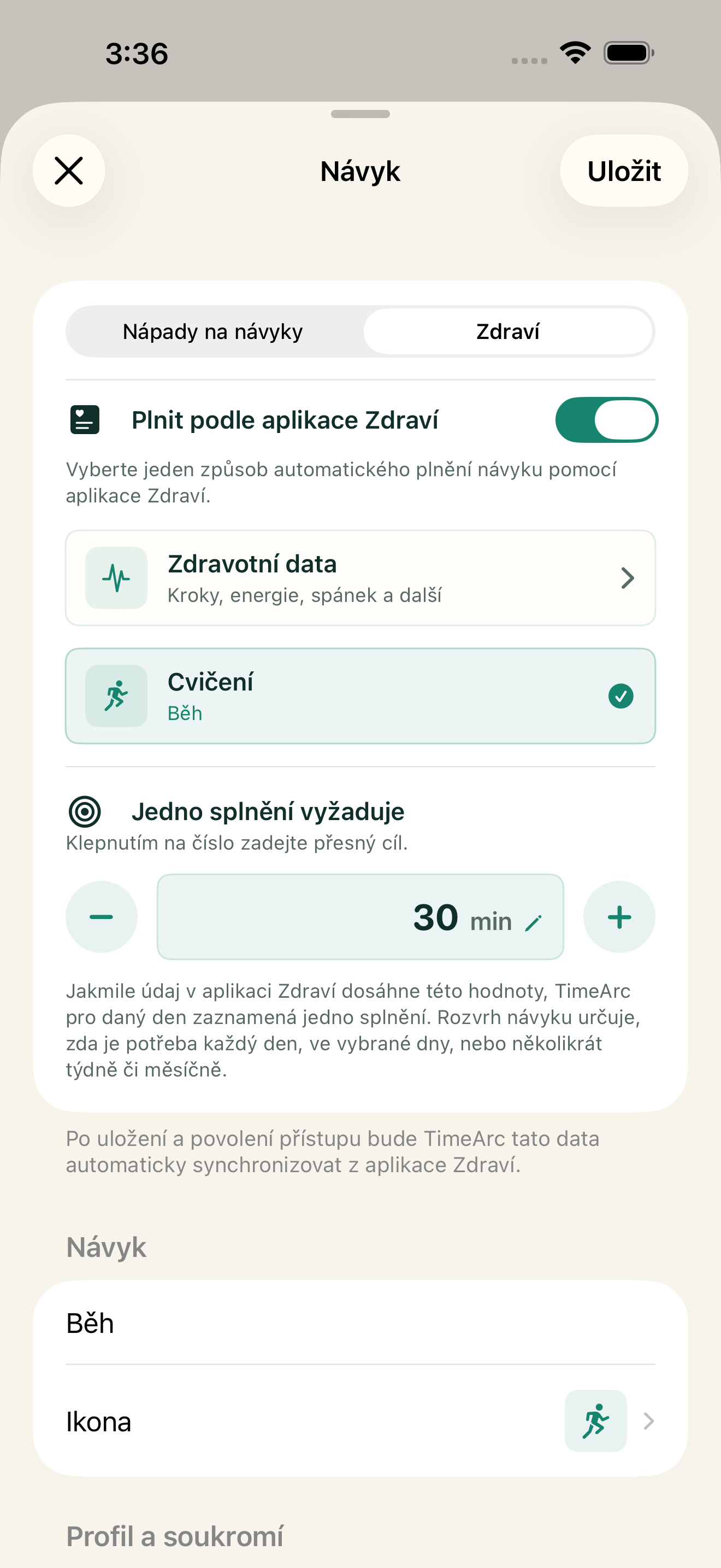 Cvičení za vámi, pokrok se může zapsat sám