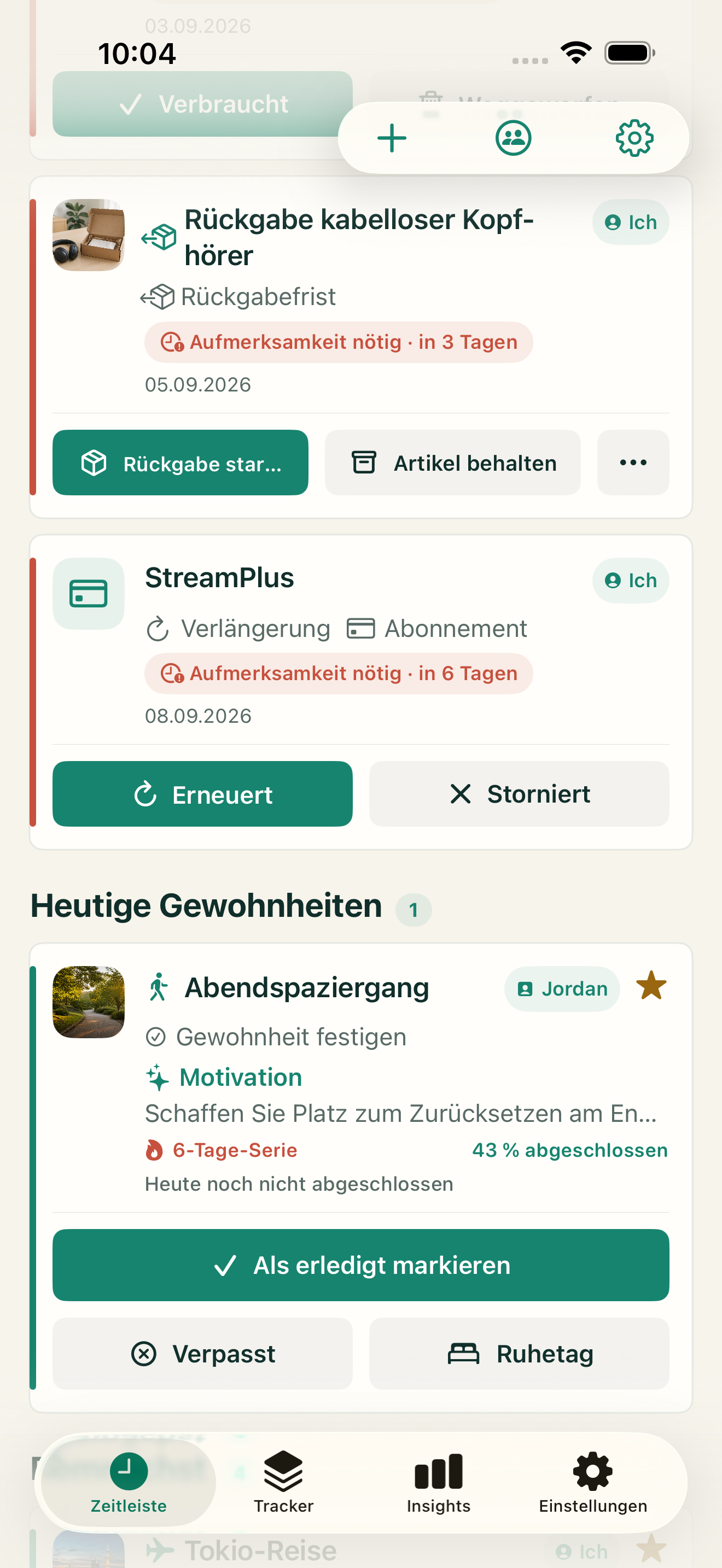 Dranbleiben, ohne dir etwas vorzumachen