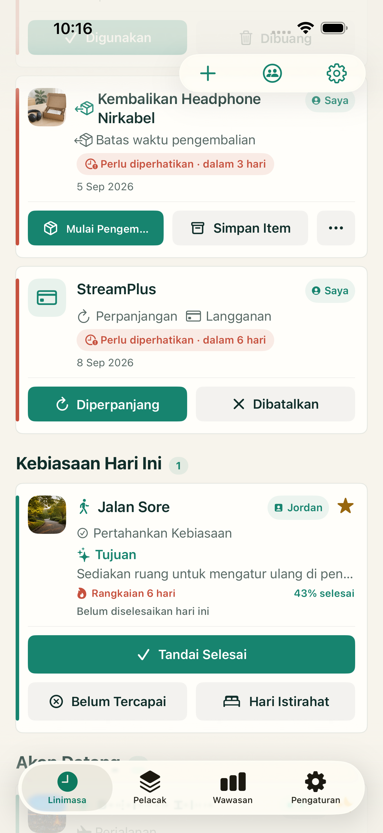 Bangun kebiasaan sesuai keseharianmu