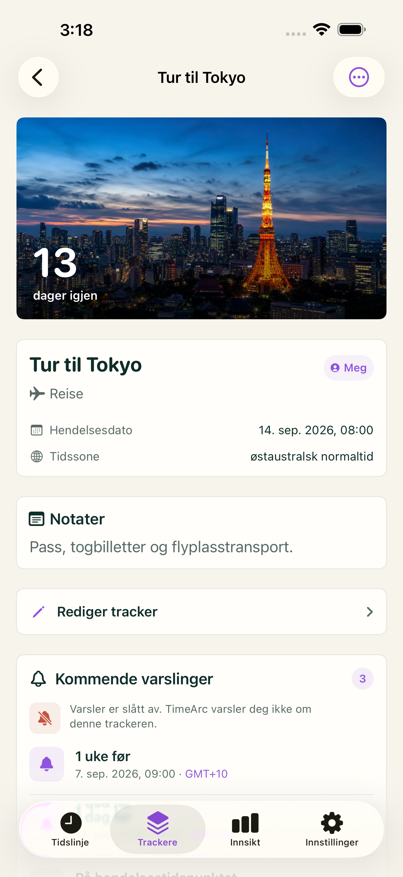 Bilder, farger og notater