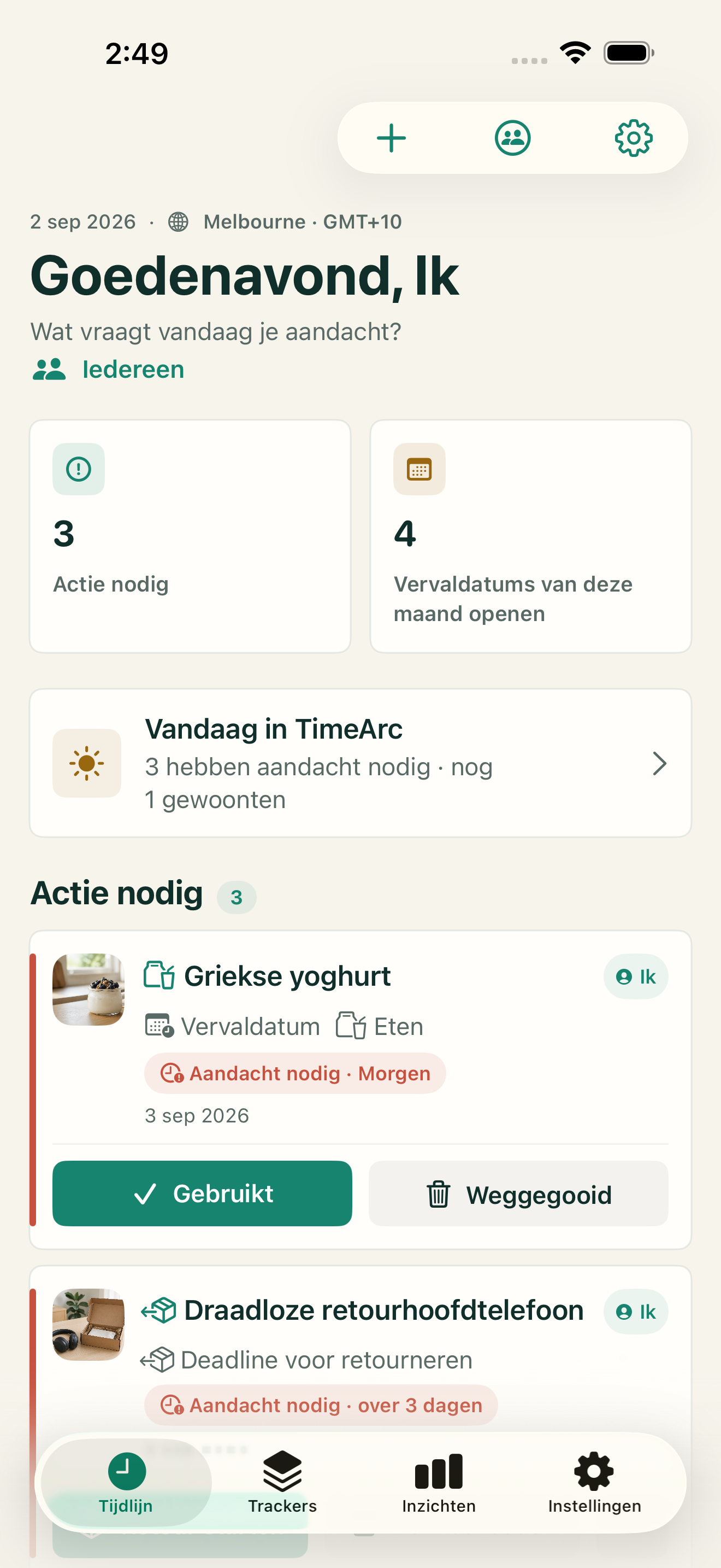 Tijdlijn