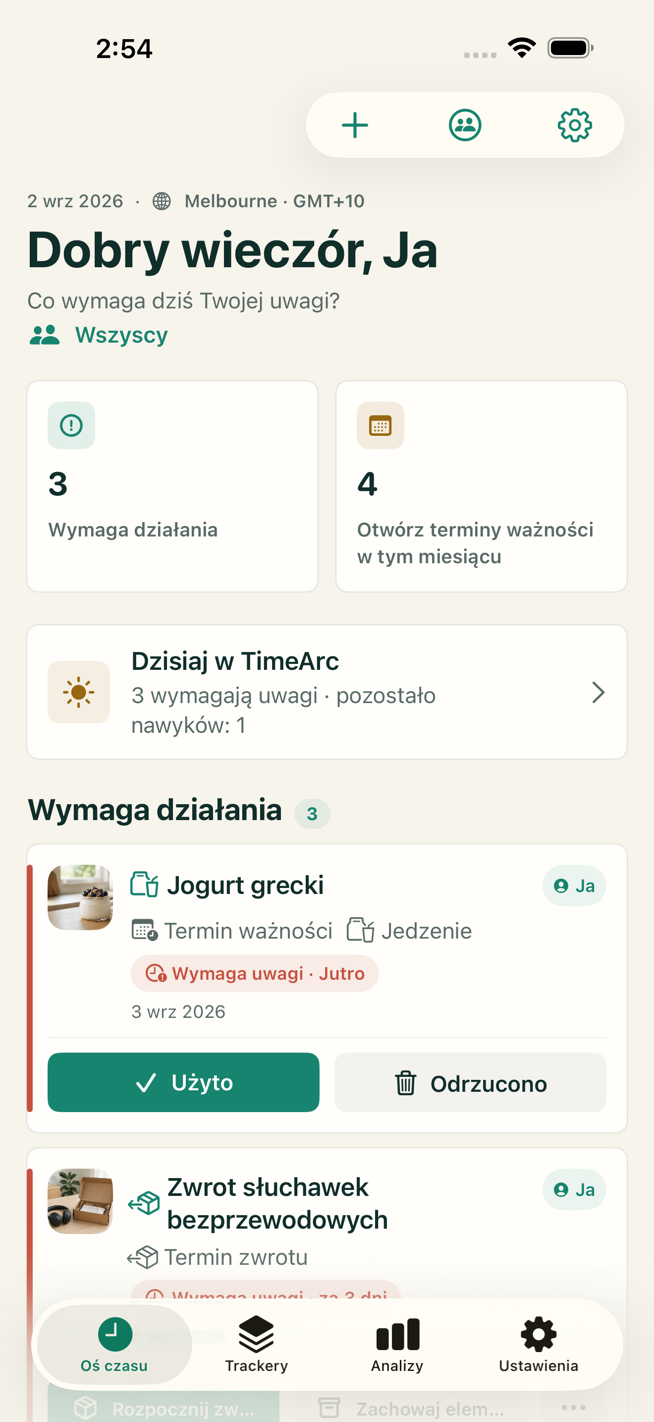 Oś czasu