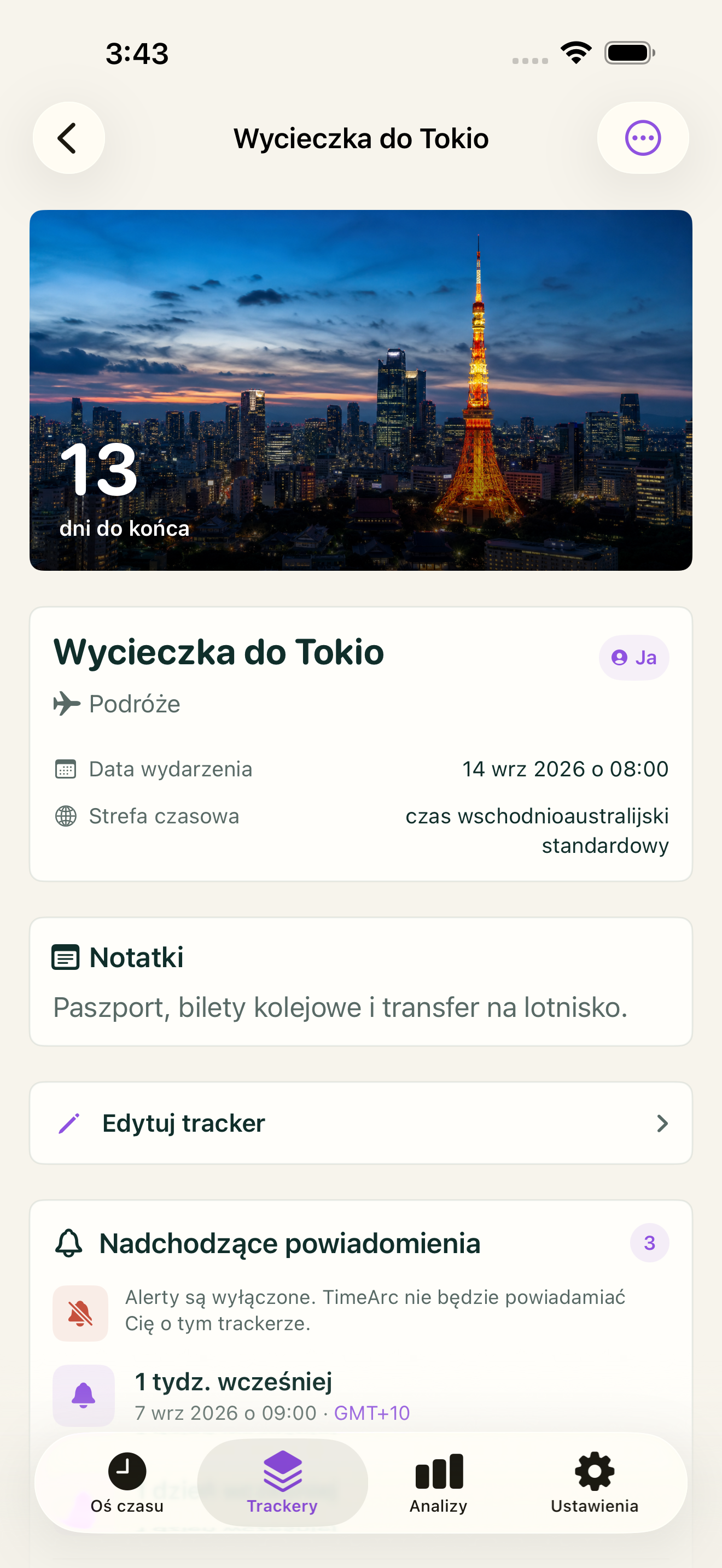 Zdjęcia, kolory i notatki