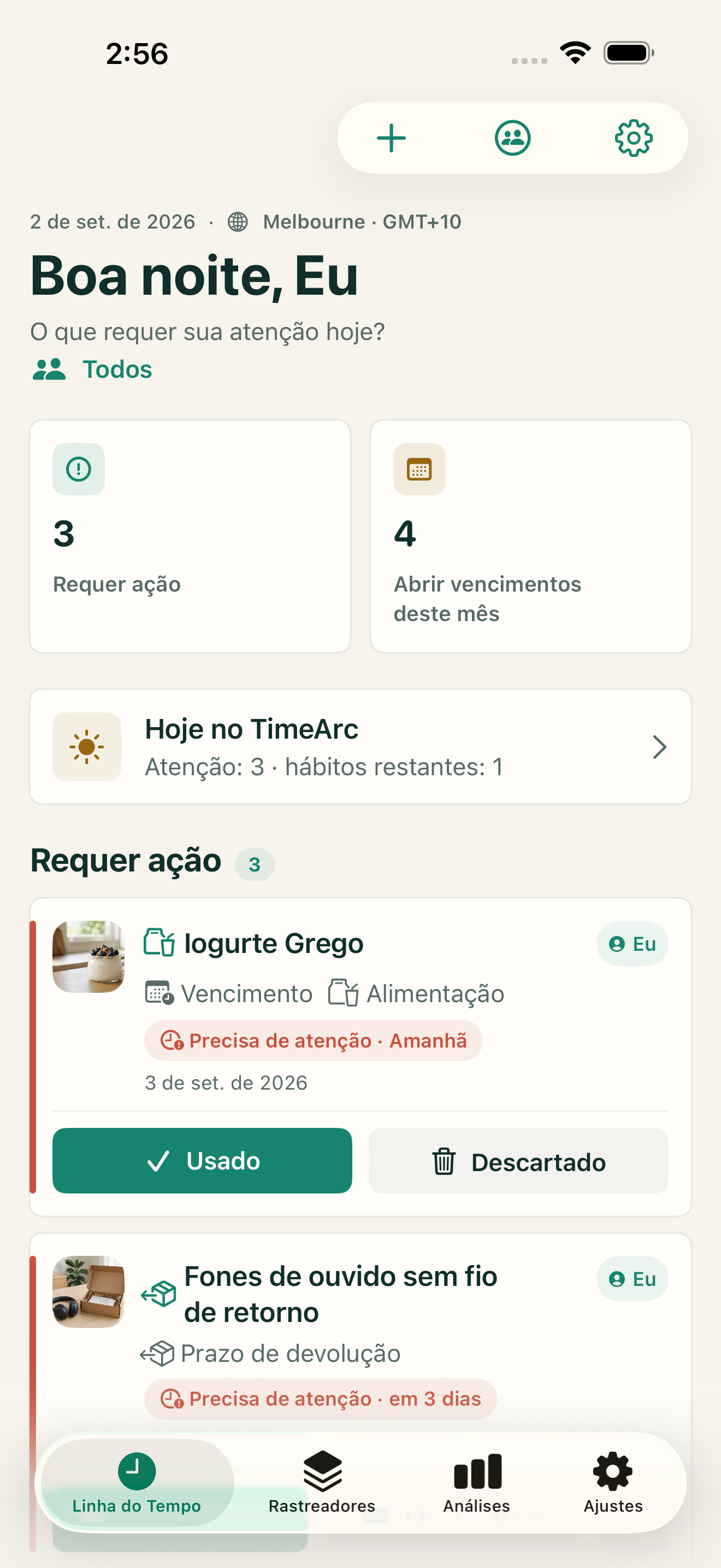 Linha do Tempo