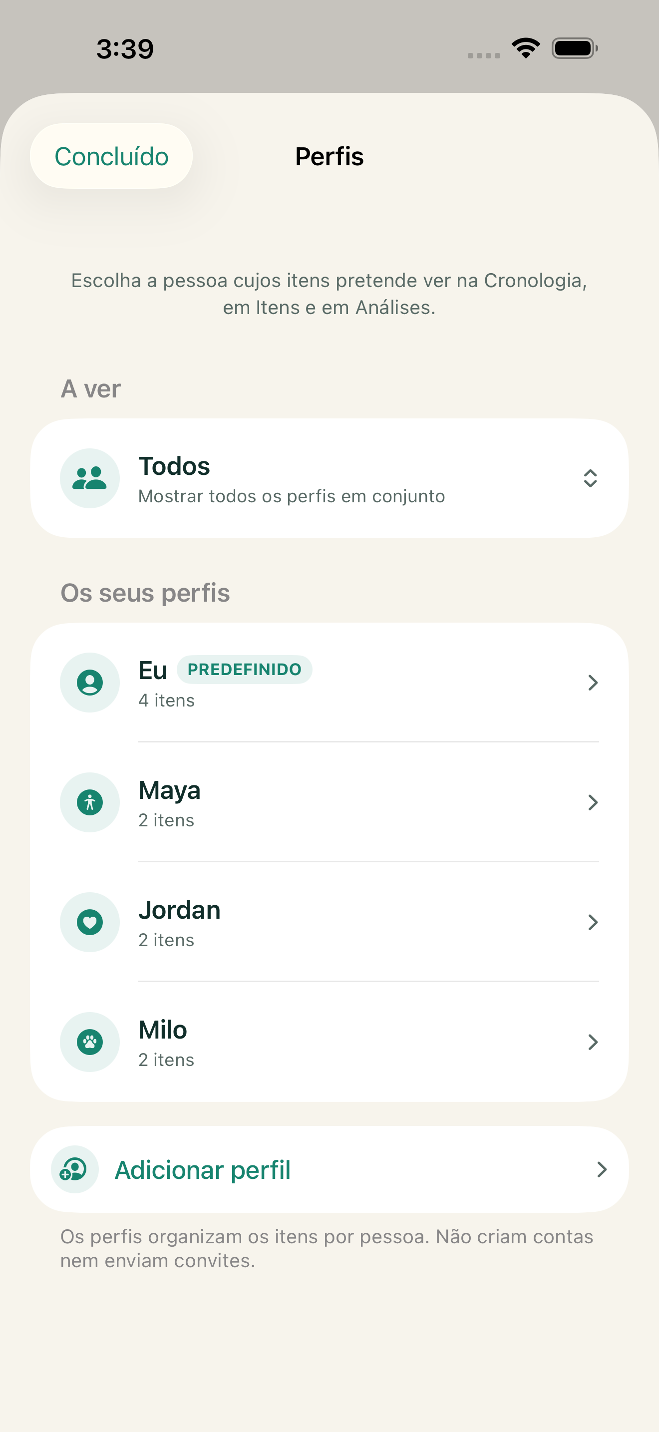 Perfis