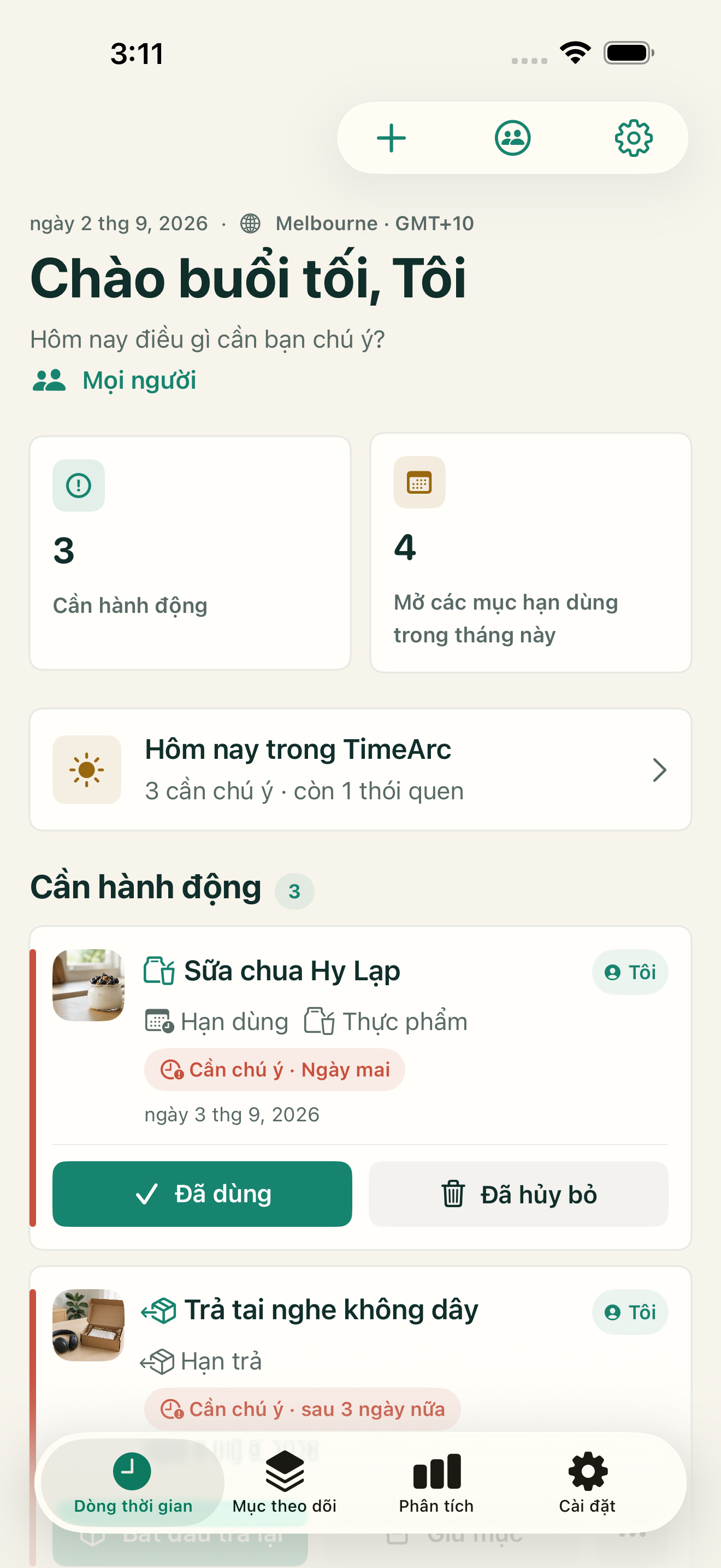 Dòng thời gian